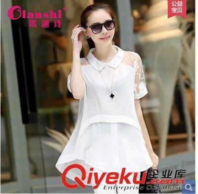 襯衣/蕾絲衫/雪紡衫 2015春夏新款韓版寬松雪紡衫 女裝廠家直銷打底衫圖片|襯衣/蕾絲衫/雪紡衫 2015春夏新款韓版寬松雪紡衫 女裝廠家直銷打底衫產品圖片由深圳市龍崗區布吉依莉亞制衣廠公司生產提供-