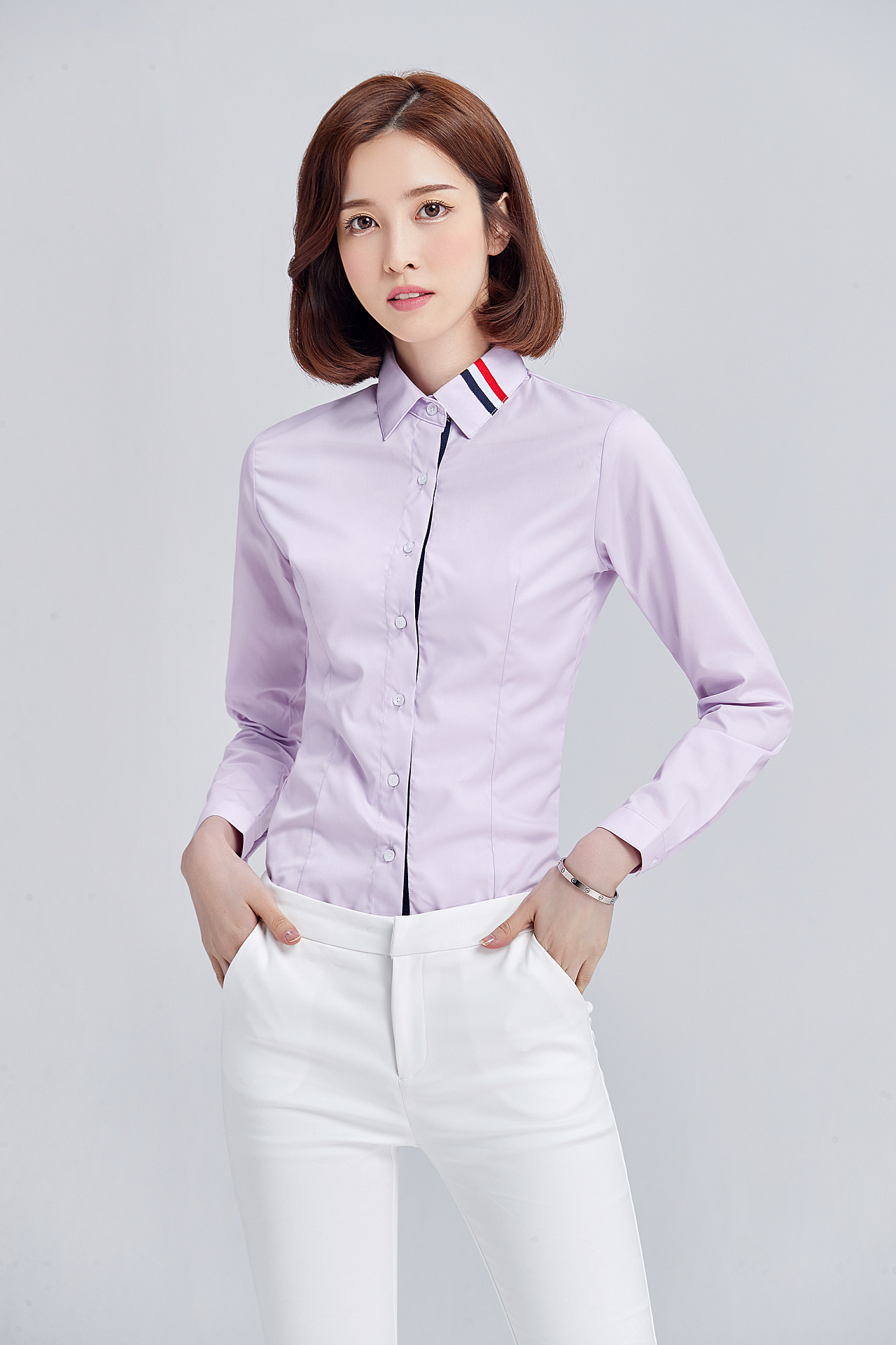 職業女裝正裝上衣襯衣OL通勤商務時尚優雅氣質襯衫網拍