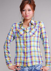 F0451新款女裝格子襯衫 價(jià)格、廠家與產(chǎn)品圖片全解析